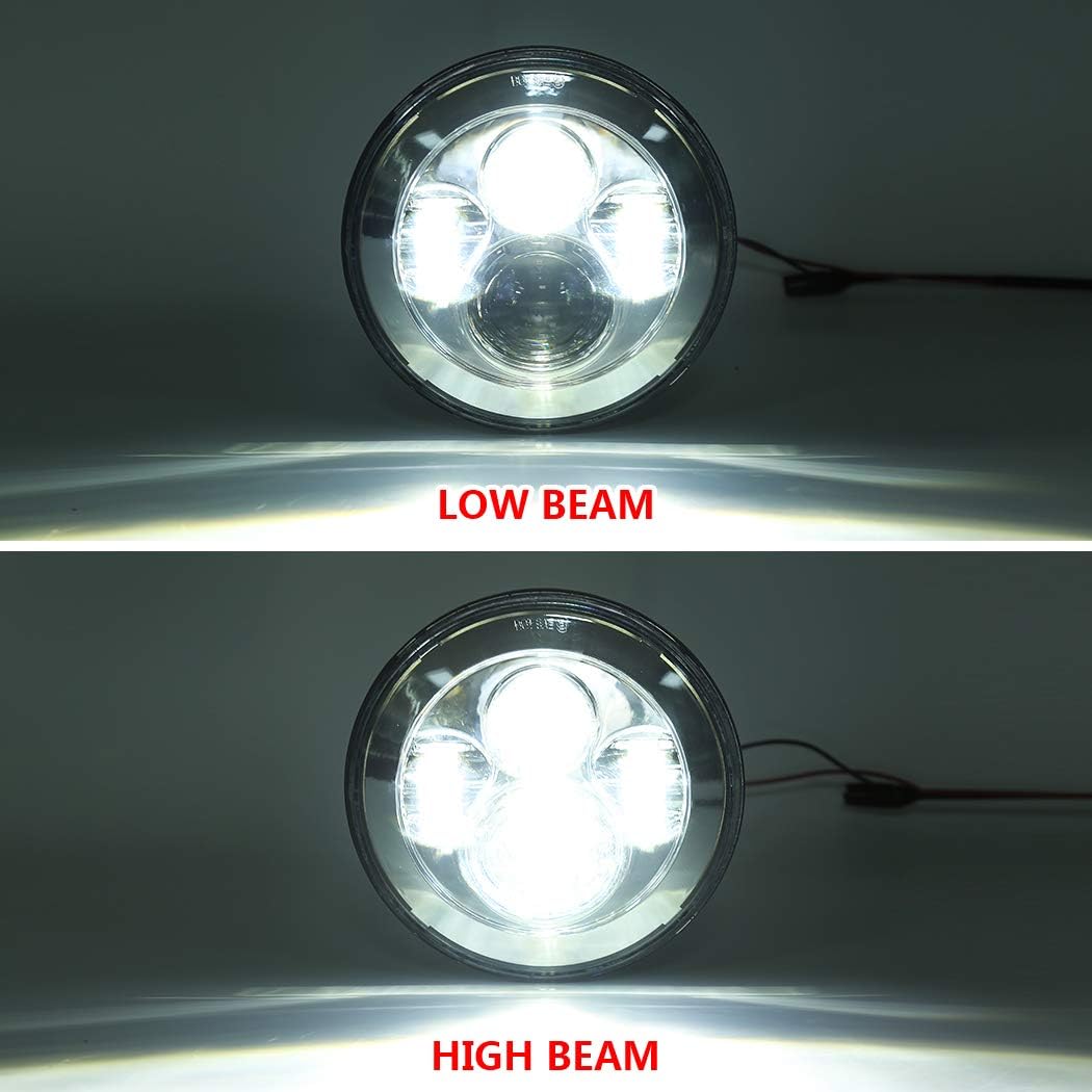 70% Off Everything COWONE Cree 7inch Projector LED Headlights Compatible with Jeep Wrangler 97-2018 JK TJ LJ CJ Hummer H1 H2 Headlamps Chrome New Product COWONE Cree 7inch Projector LED Headlights Compatible with Jeep Wrangler 97-2018 JK TJ LJ CJ Hummer H1 H2 Headlamps Chrome