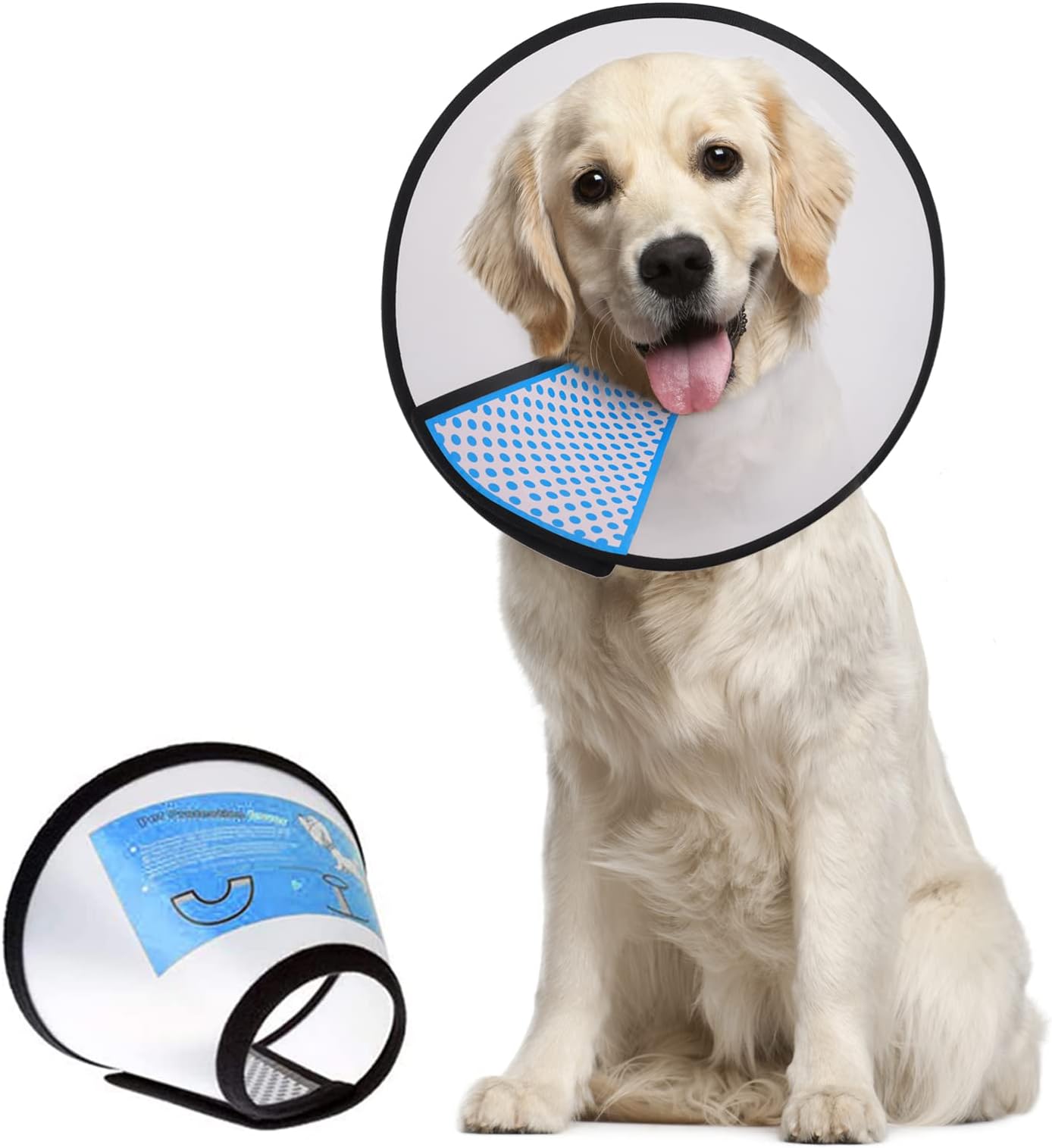 Supet Pet Collar Protective Collar Plastic Cone Collars Special Protection for Cats Small Dogs and Rabbits