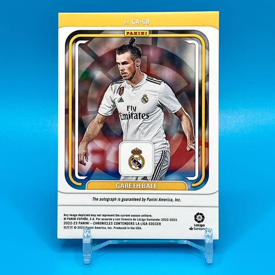 gareth bale autograph ベイル直筆サインカード PANINI ギャレス