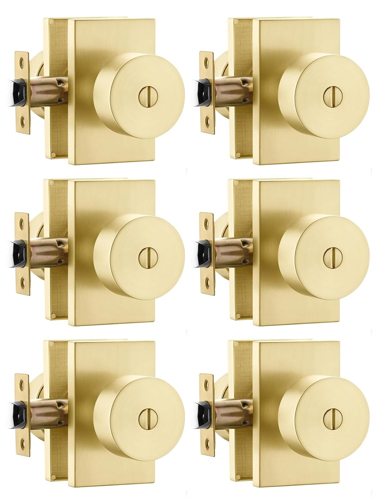 Gold Interior Door Knobs - Privacy & Security -27
