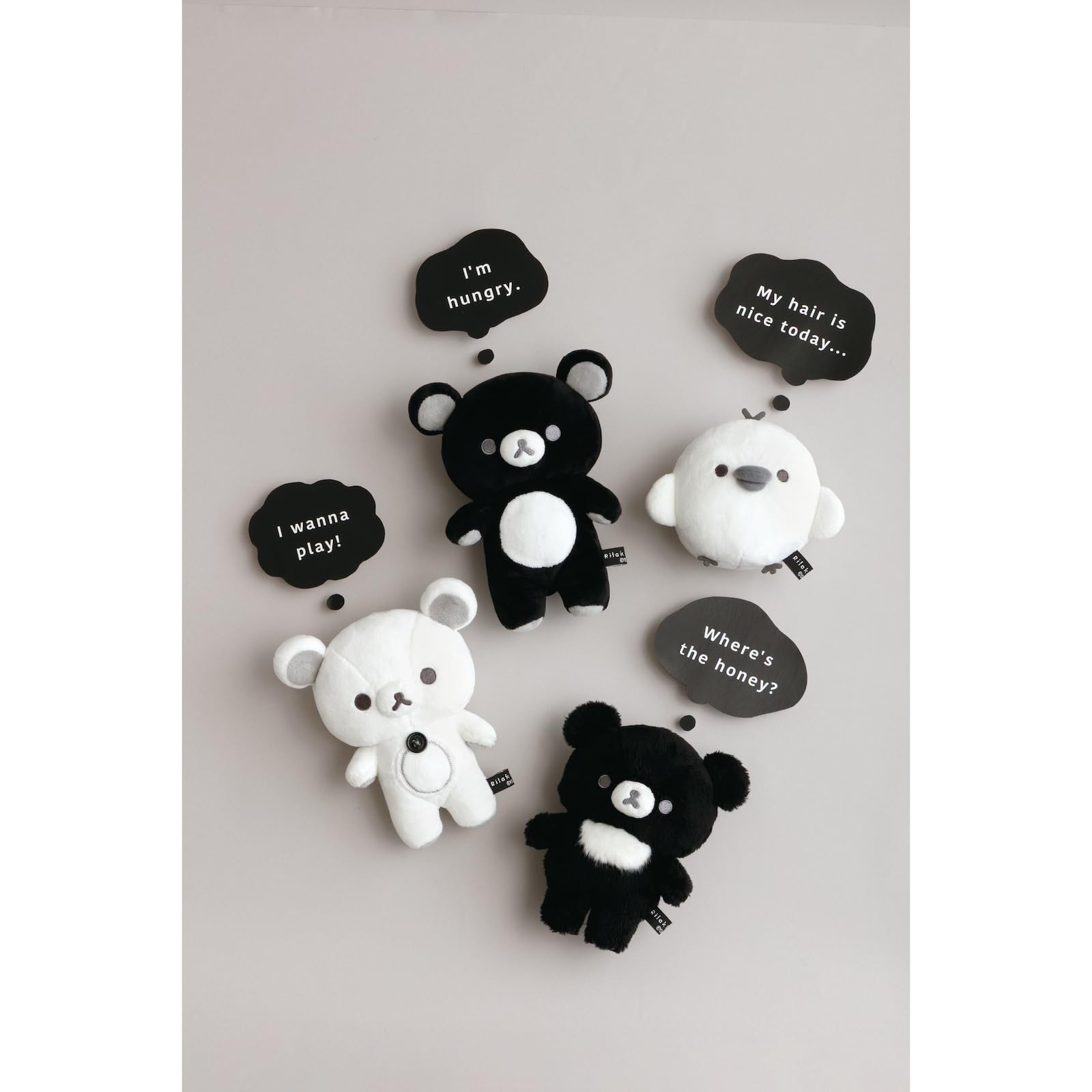 Amazon.co.jp: MV74101 リラックマ BASIC RILAKKUMA MONOCHROME