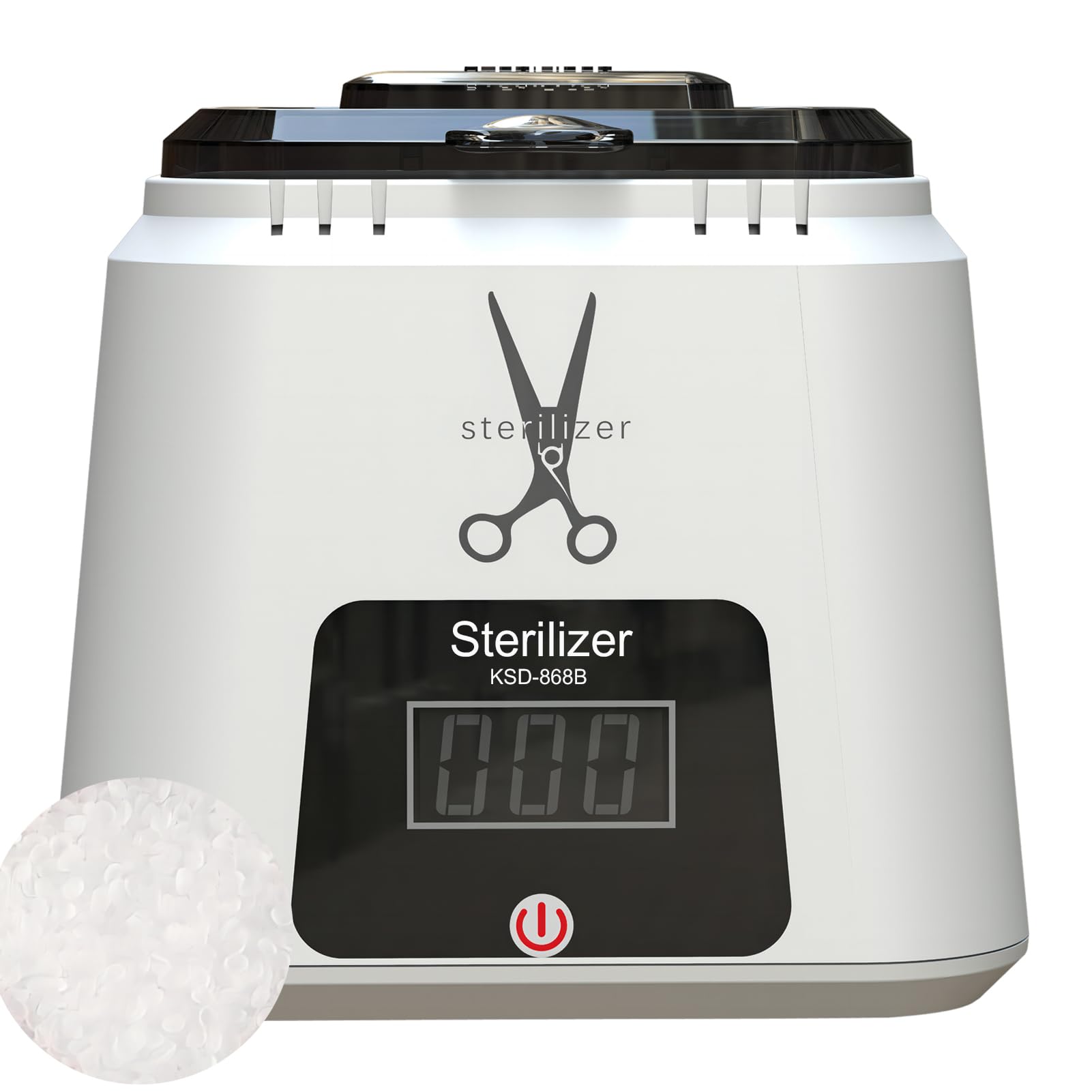 LINBEAUTI Nail Tool Sterilizer High-Temperature Nail Sterilizer Portable For Metal Nail Art Tools Dental Tool Sterilizer with Glass Beads Sterilizer