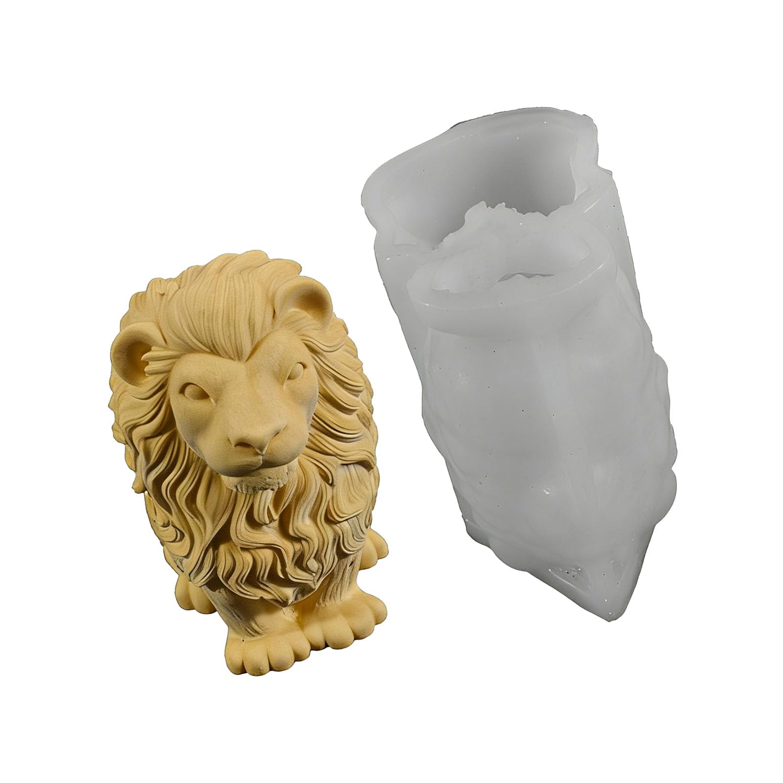 Alksubbm Shape Silicone Molds for Holder Desserts Flowerpot Festival Decoration and Resin Casting Margay Elastomer Cast