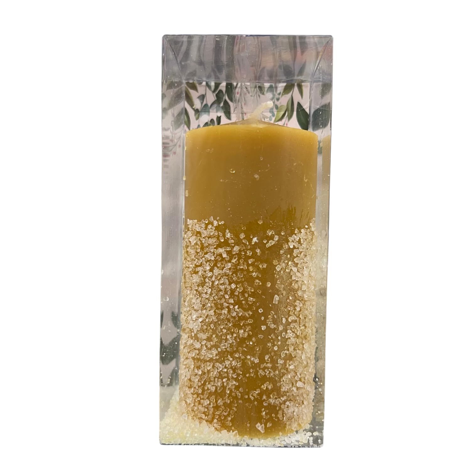 Velón de Sal y Palo Santo para Limpieza Energética Total | Vela para Limpiar y Purificar Espacios, Casas o Negocios | Hecho en España con Esencia de Palo Santo y Sal Incrustada.