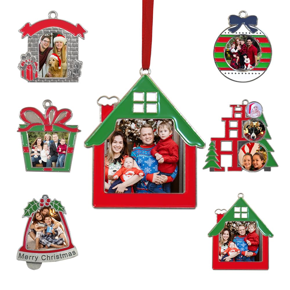 Personalised Christmas Bauble: Photo Ornaments for Your Tree - Xmas Gifts for Mom, Dad, Kids and Pets