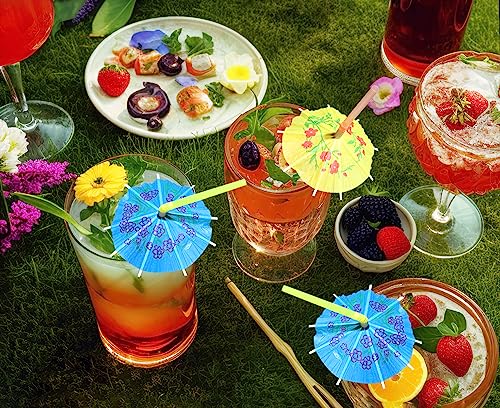 Pitillos de fiesta hawaiana 25 pcs color surtido miniatura 6