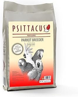 Parrot Breeder 6.6 lb | Complete Pellet Diet for Caiques, Macaws, African Greys and Amazonas | Premium Food for Birds, 100% no-GMO