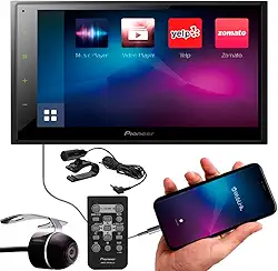 DMH-A348BT Central Multimídia Pioneer 6.8" Touch Screen USB/BT