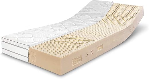 RAVENSBERGER Latexmatratze Premium – Dunlop | 100% Naturkautschuk | 7-Zonen Komfortmatratze | H2 RG 70 (45-80 kg) | Made in Germany |…
