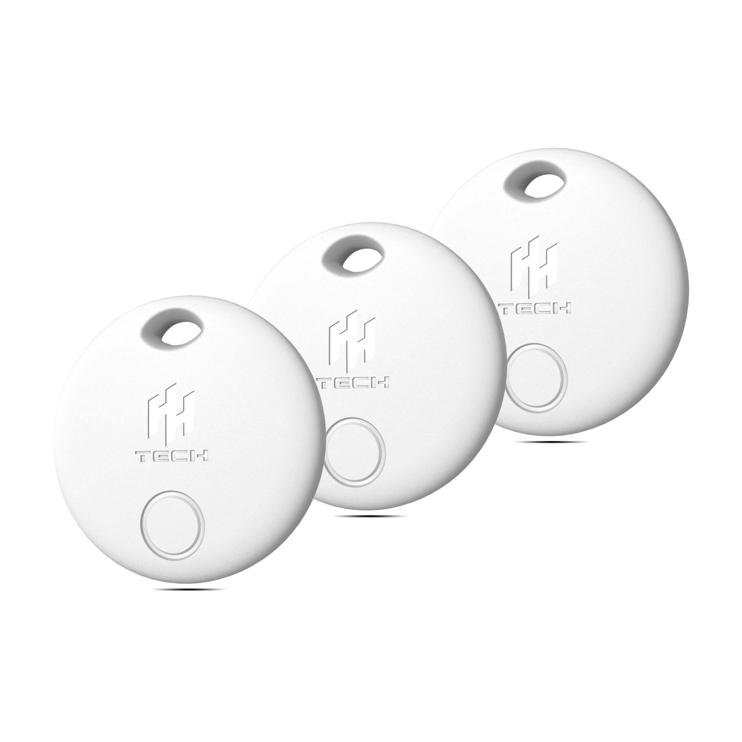 HH-Tech Smart Tag (Pack-3) for Apple iOS Devices, Key Tracker, Item Finder, Luggage Tag, Easily Track Your Wallet, Bag, Suitcase, and More with The Apple iPhone Find My App