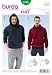 Burda Mens Easy Sewing Pattern 6718 Hoodie &amp; Sweater Top