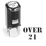 Over 21 Hand Stamp - Black Ink