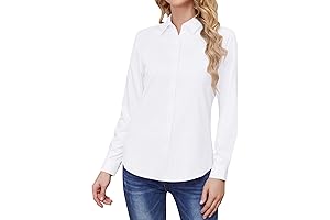 Wrinkle Free Womens Button Down Shirts: Long-Lasting, Crisp Formal Wear
