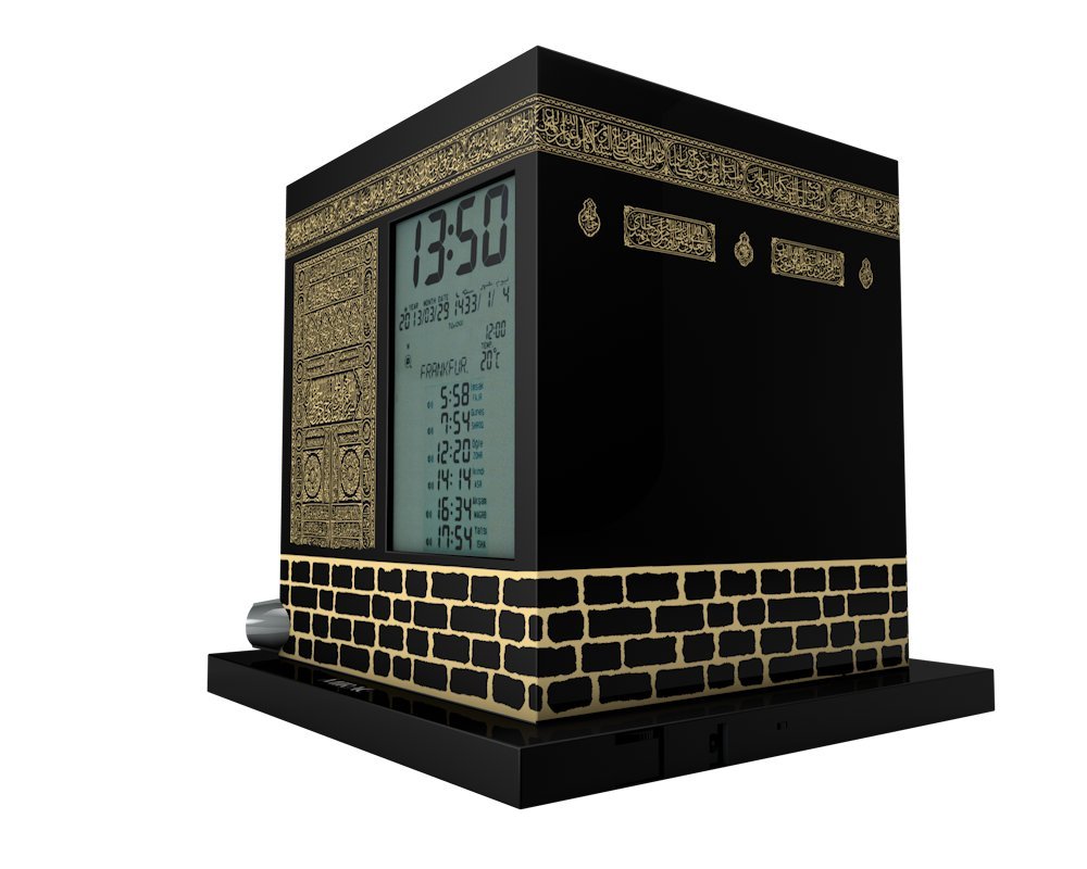 Buy The Kaaba Azan Clock Islamic Prayer Timings Set it and it! 5 x Automatic Azaan. Kabah
