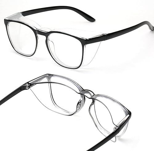 JOO'RTI Gafas de seguridad antivaho con luz azul, gafas protectoras antipolvo para mujeres y hombres