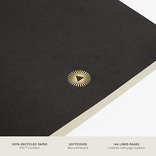 Miniatura 6 de Intelligent Change Cuaderno diario pequeño diario, cuaderno rayado, cuaderno de trabajo para productividad y atención plena, diario A5 de tapa suave