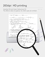 Vista 3 de Impresora portátil A4 impresora térmica inalámbrica Bluetooth USB sin tinta Oficina en casa impresión móvil iOS Android aplicable