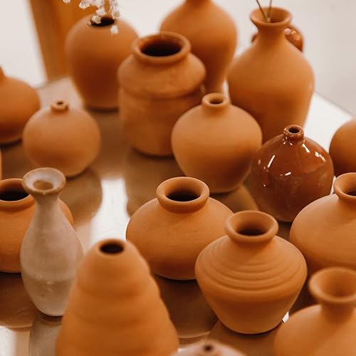 Miniatura 8 de Deouss Arcilla de cerámica de bajo fuego de 20 libras - Terra Cotta, cono 06. Earthware Potters lanzando arcilla. Ideal para lanzar ruedas,