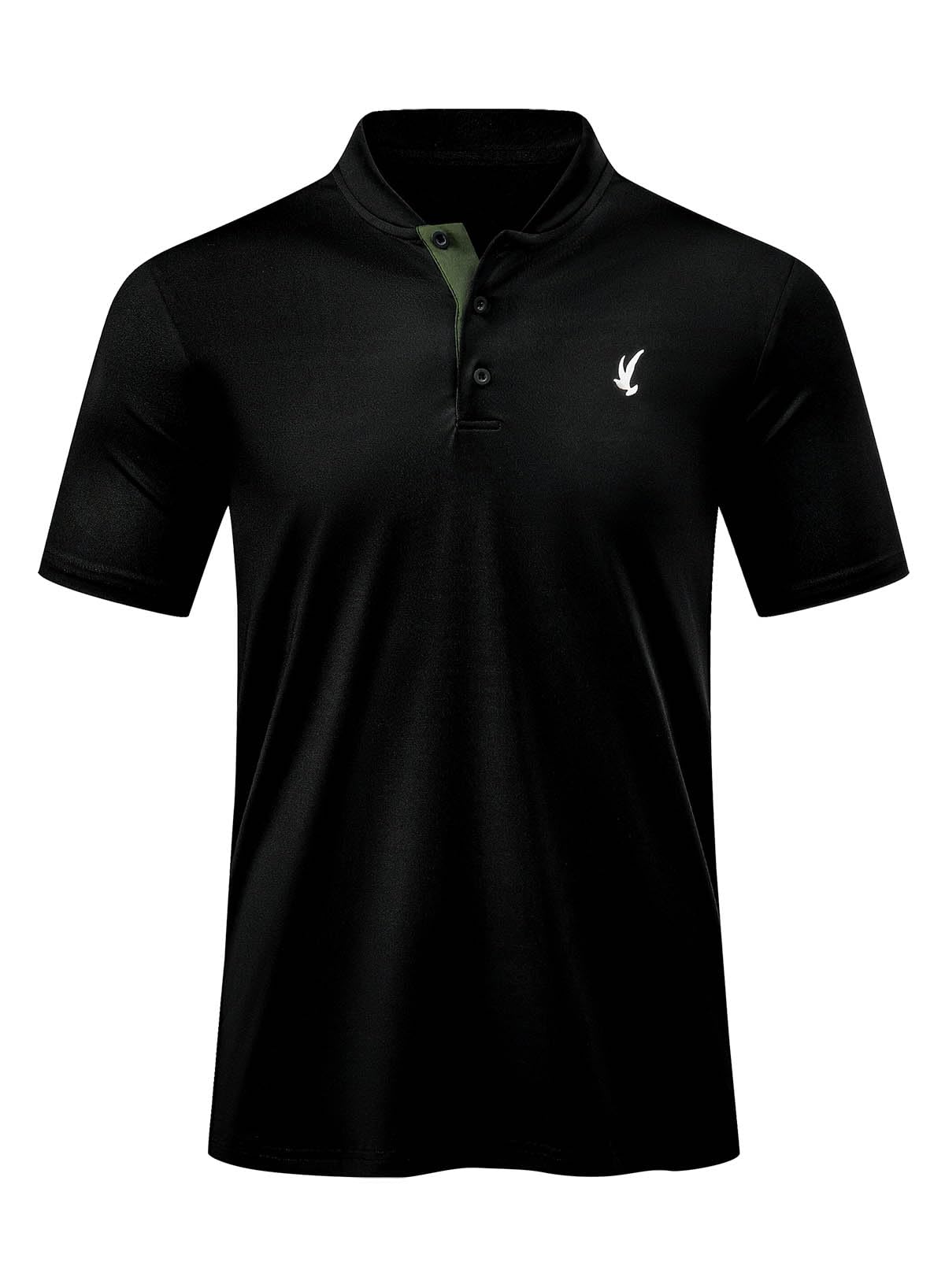 JMIERR Men's Polo Henley Shirt Moisture Wicking Quick Dry Summer Casual Short Sleeve Golf Polo T Shirts