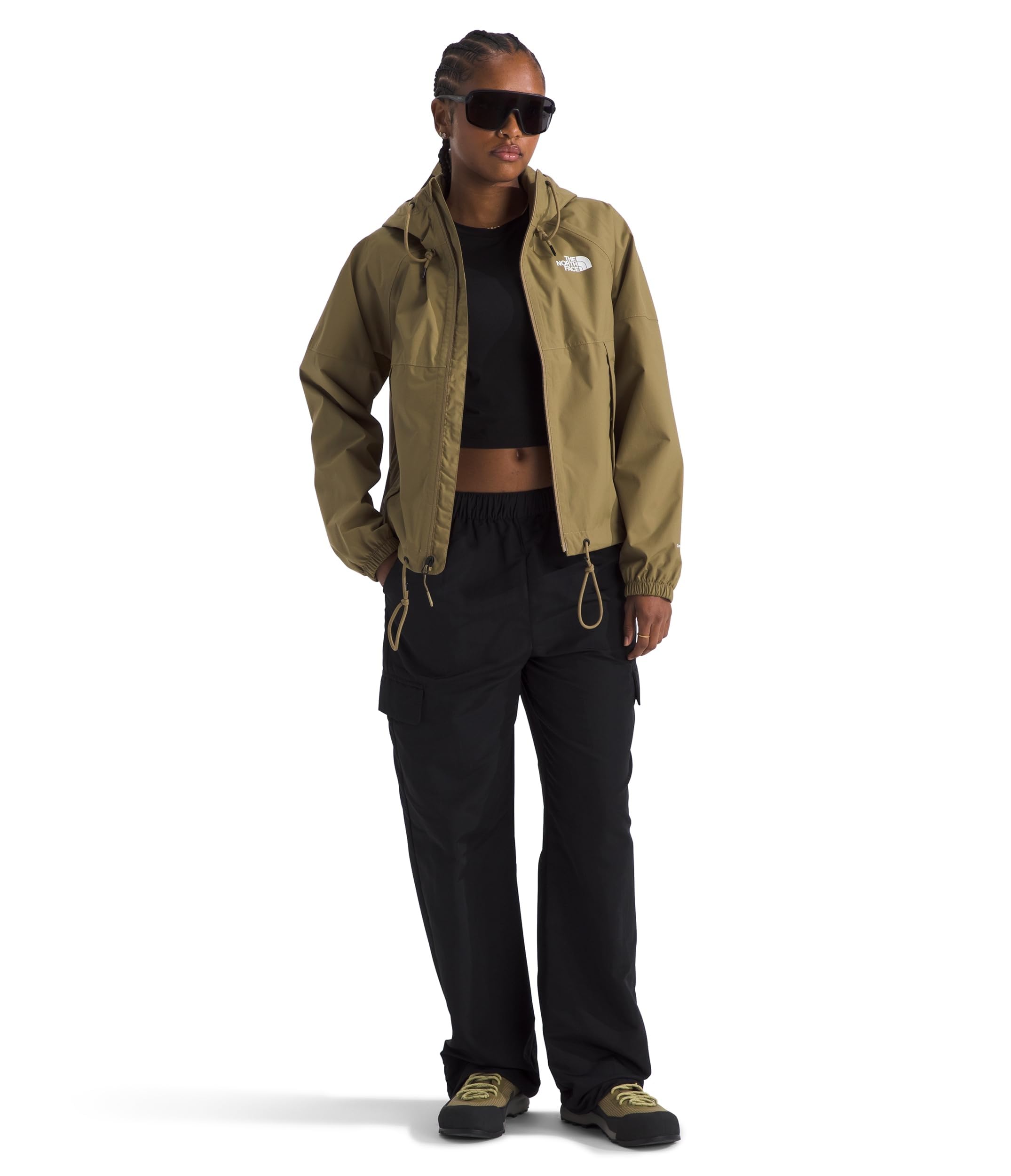 The North Face - Giacca a vento con cappuccio Antora da donna - Impermeabile, Antivento, Traspirante - Tessuto DryVent - Materiali Riciclati