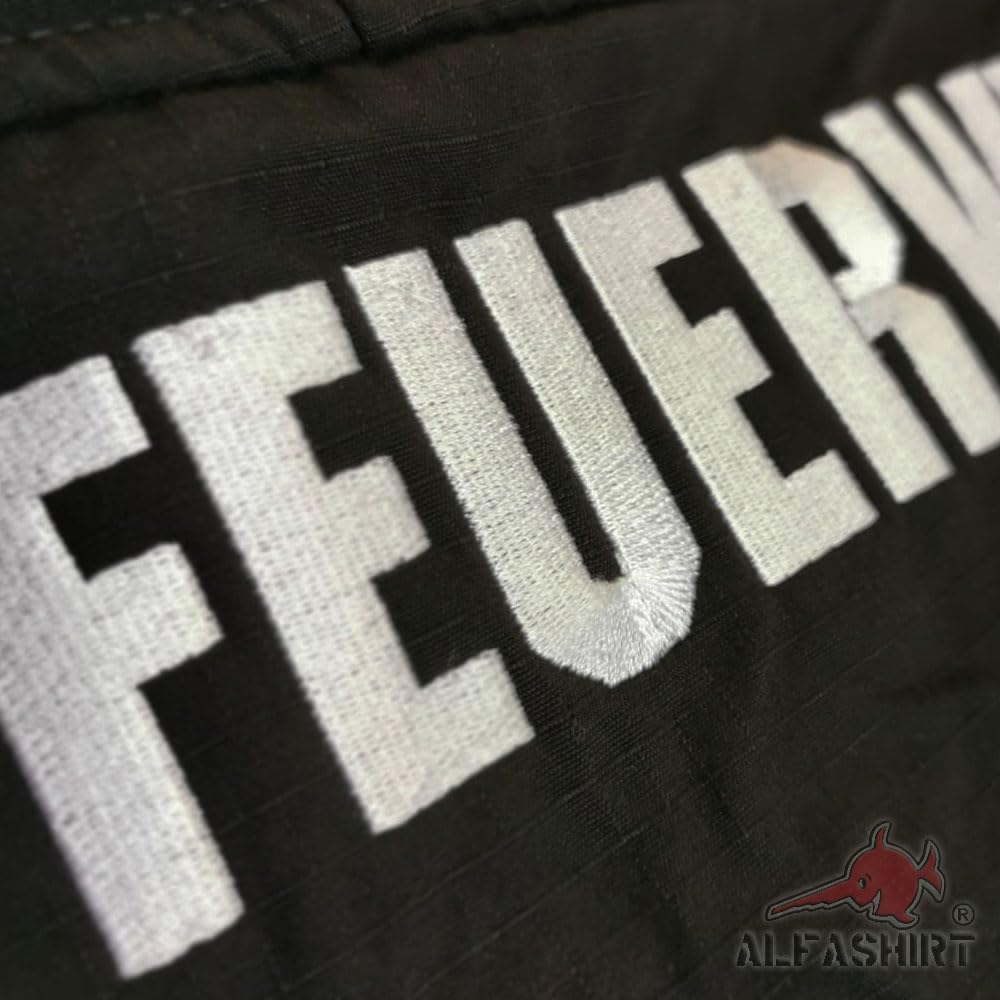 Kommando Fleecejacke Feuerwehr Freiwillige GESTICKT Rettungsdienst #38840