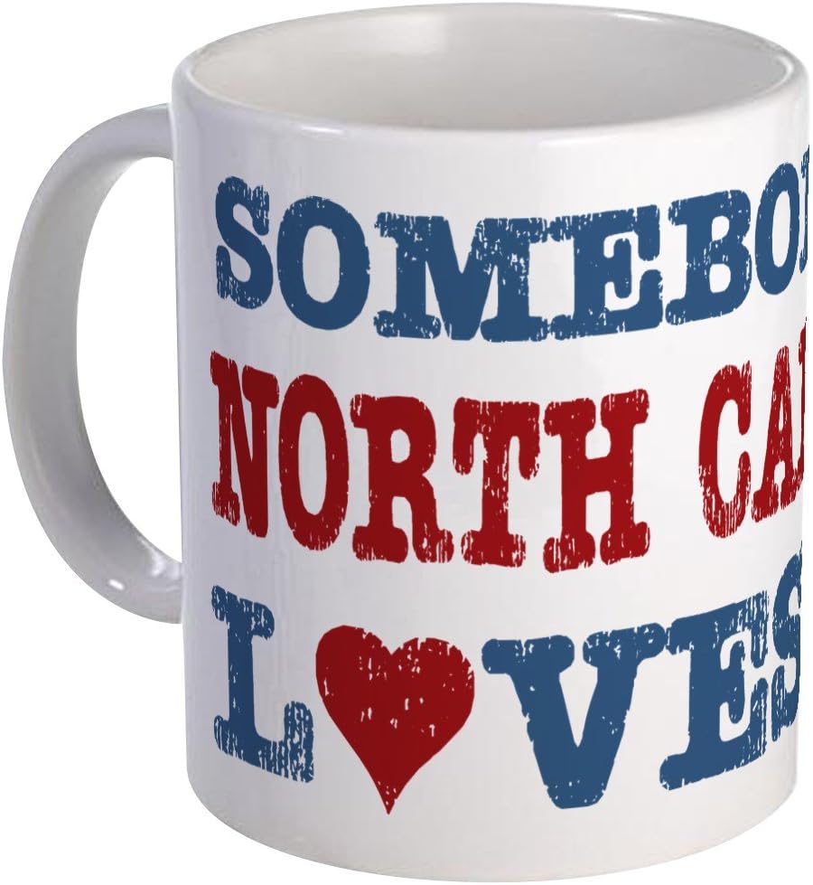 CafePressSomebody In North Carolina Loves Me Mug 11 oz (325 ml) Ceramic Coffee Mug