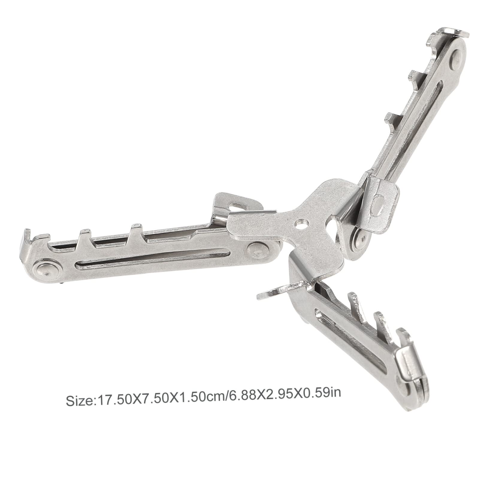 BESPORTBLE Gastank Halterung Bausatz Stativ Benzinkanister Gaskanister Adapter Schlauch Tandoor Propanbrenner Tragbar Wiederaufladbar Regler Campinggas Jet Aluminiumlegierung Silver