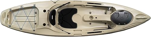 Perception Pescador 10  Sit on Top Fishing Kayak with Front Storage Well  Large Rear Storage and Dual Rod Holders  10' 6"