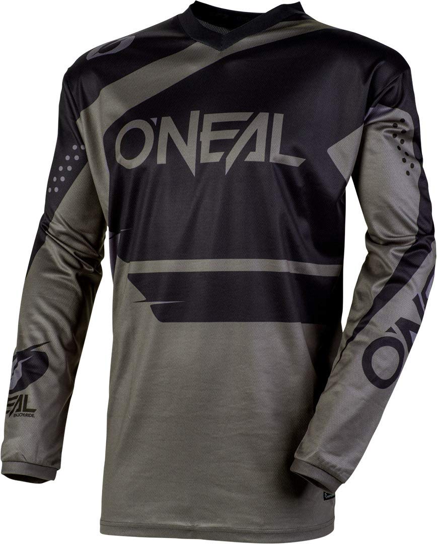 O'Neal E001-105 Element Racewear Adult Jersey (Black/Gray, XL)