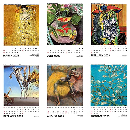 Image of Tallenge - Modern Masters - 2026 Wall Calendar - 12 x 17 Inches for Home & Office (Paper, Wall Calendar)