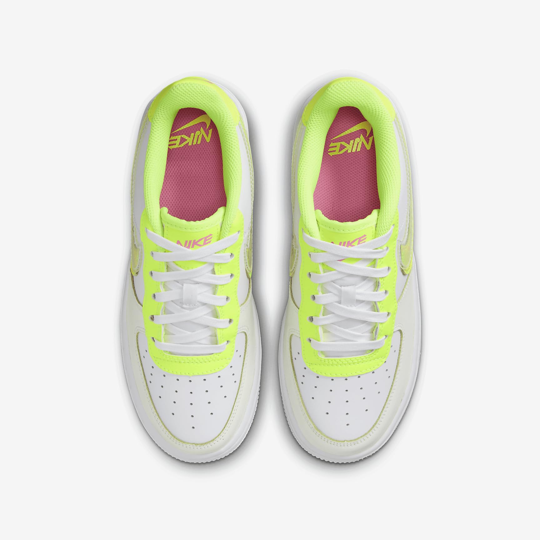 Nike Air Force 1 '07 DV3505-100 Orange Jumbo Swoosh