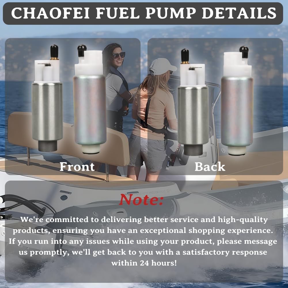 Dual Fuel Pump Fit for Mercury Marine Outboard High Pressure and Lift Fuel Pump Optimax/DFI/Pro XS/Racing XS1.5L3.0L-75HP/80HP/90HP/115HP/125HP/200HP/225HP/250HP/300HP(2003-2025) # 888733T02,888725T02