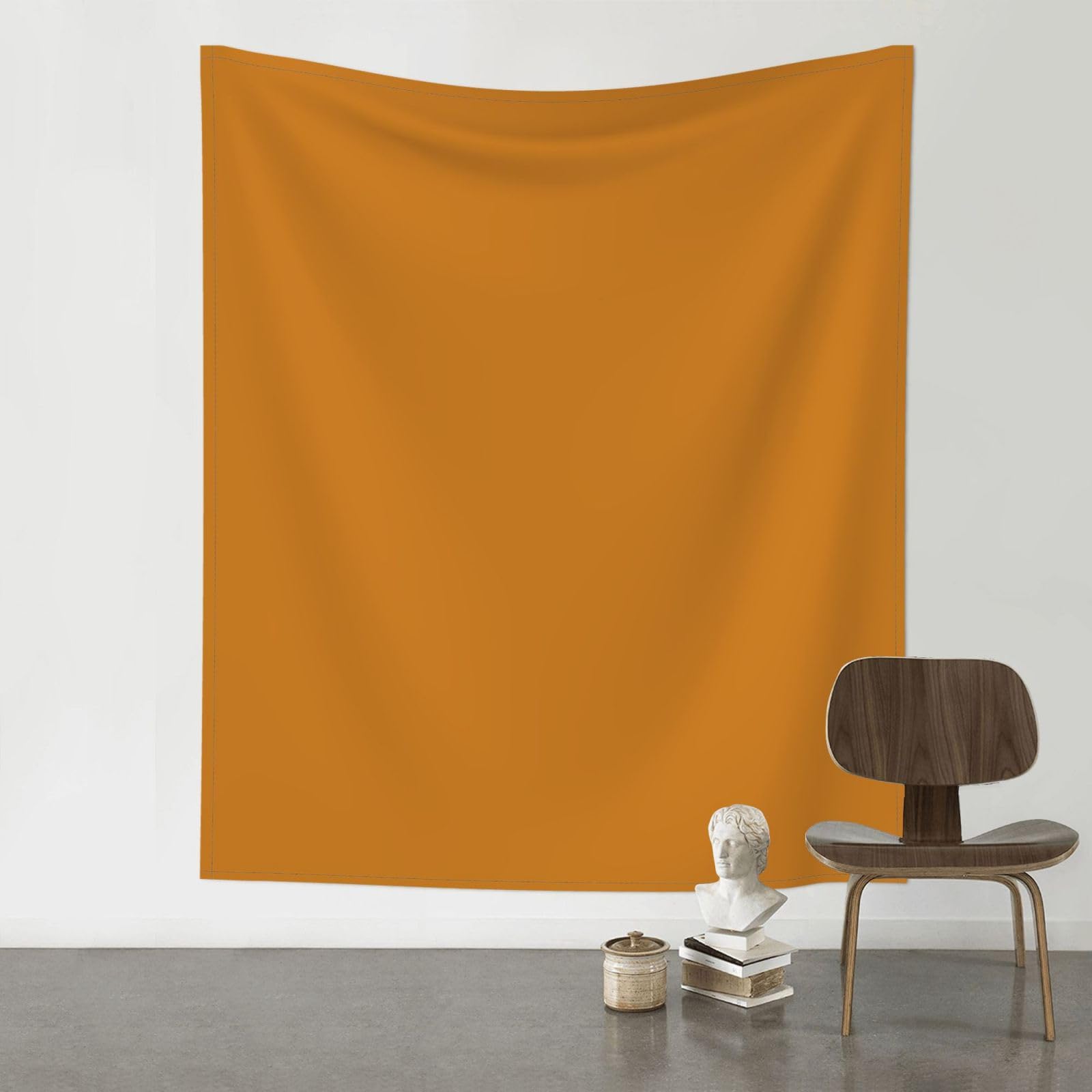HJFCZH Orange Prints 60x51in Wall Tapestry Bohemian Throw - Dorm Decor, Beach Blanket, Sofa Cover & Unique Gift