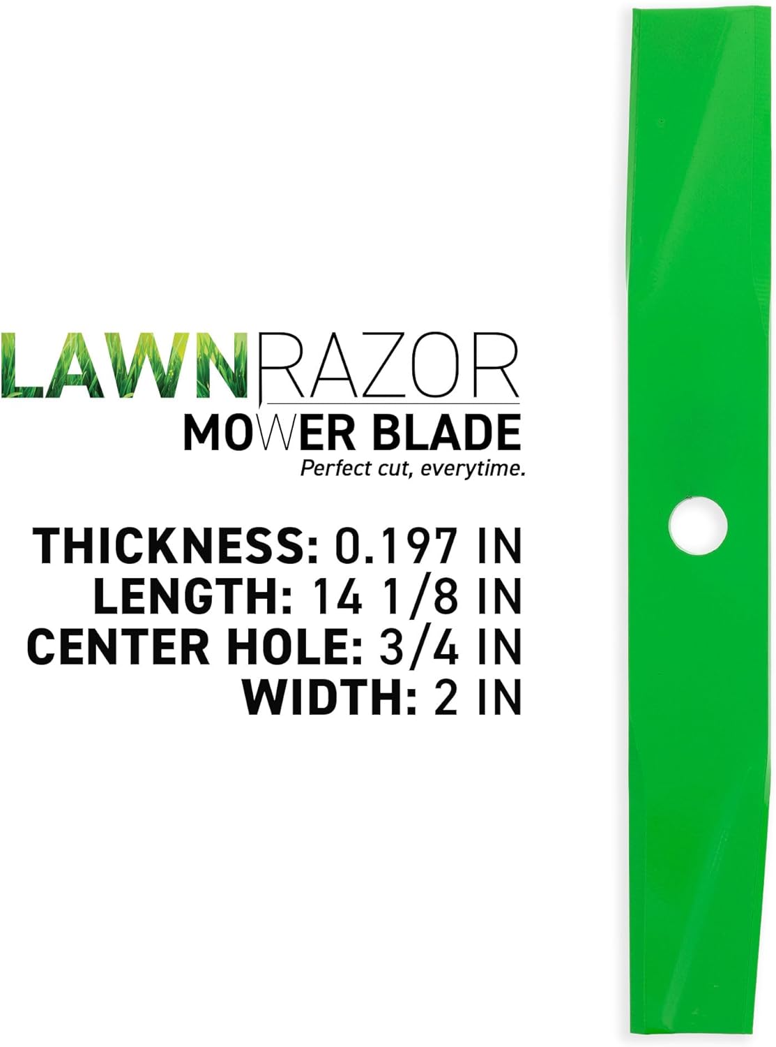 8TEN LawnRAZOR Blade Set for Toro 107437 107983 107438 36" Deck (Low Lift)