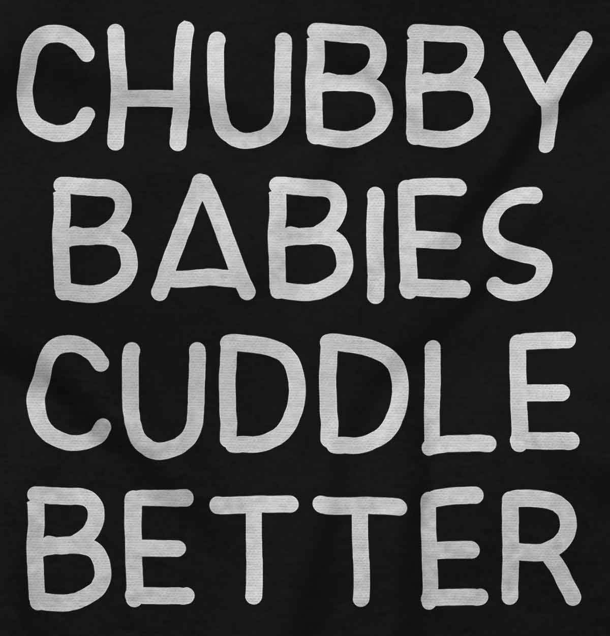 Brisco Brands Chubby Babes Cuddle Better Cute Pudgy Baby Romper Boys or Girls