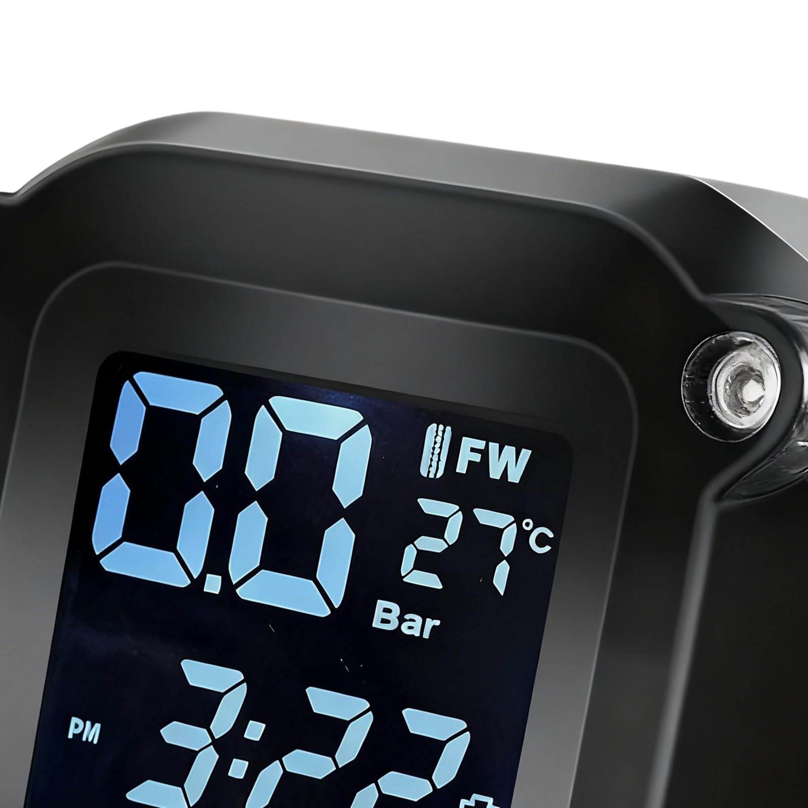 di monitoraggio della pressione degli pneumatici, monitoraggio wireless della pressione dei pneumatici, ricarica magnetica per moto, display LCD, rilevatore di pressione in reale
