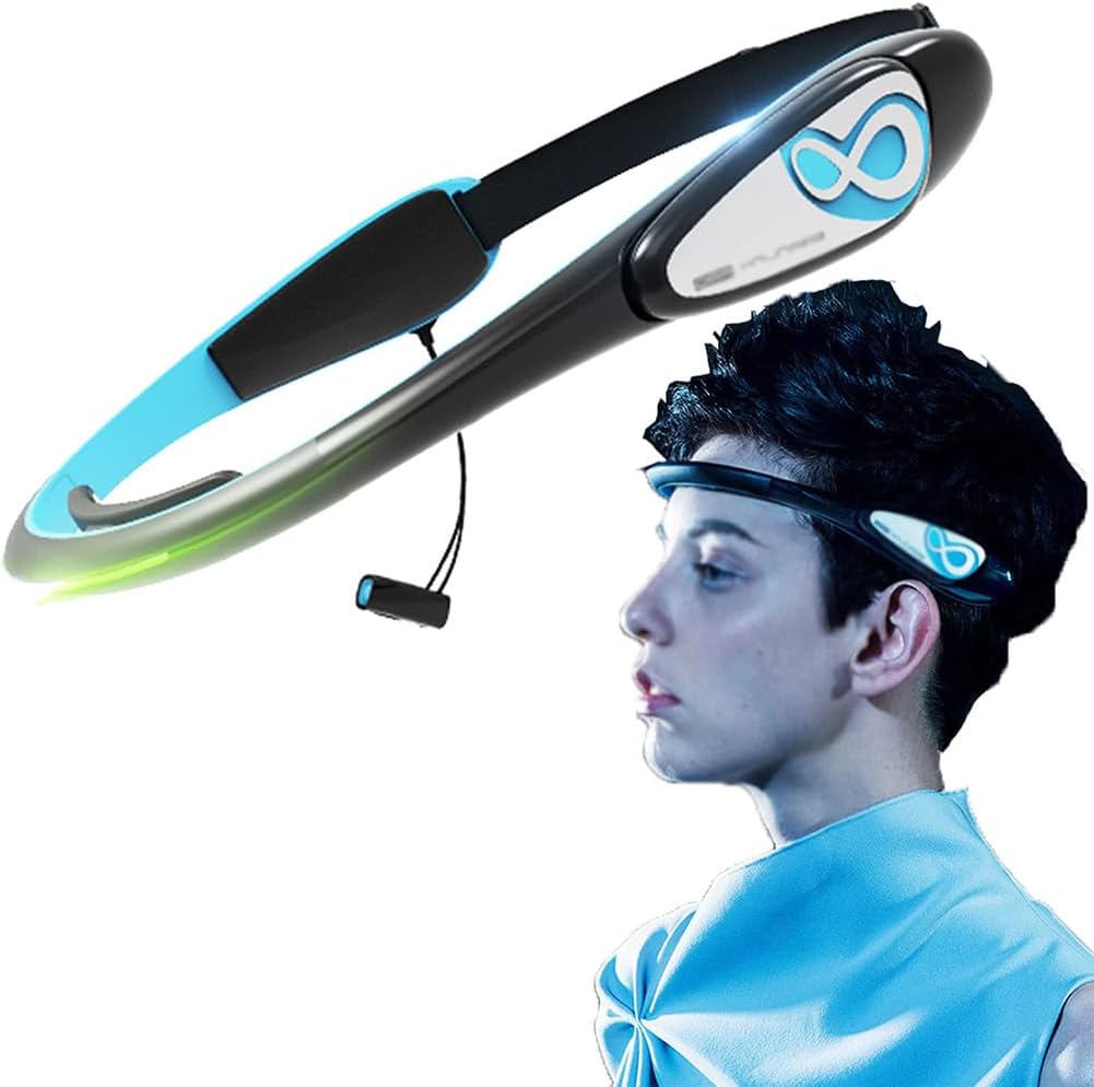 Wearable Meditation Headband Smart Biosensing Meditation Headband Brainwave Sensor Headband Brain Wave Mind Control Headband 20 Applications for Yoga, Meditation, More Concentrated