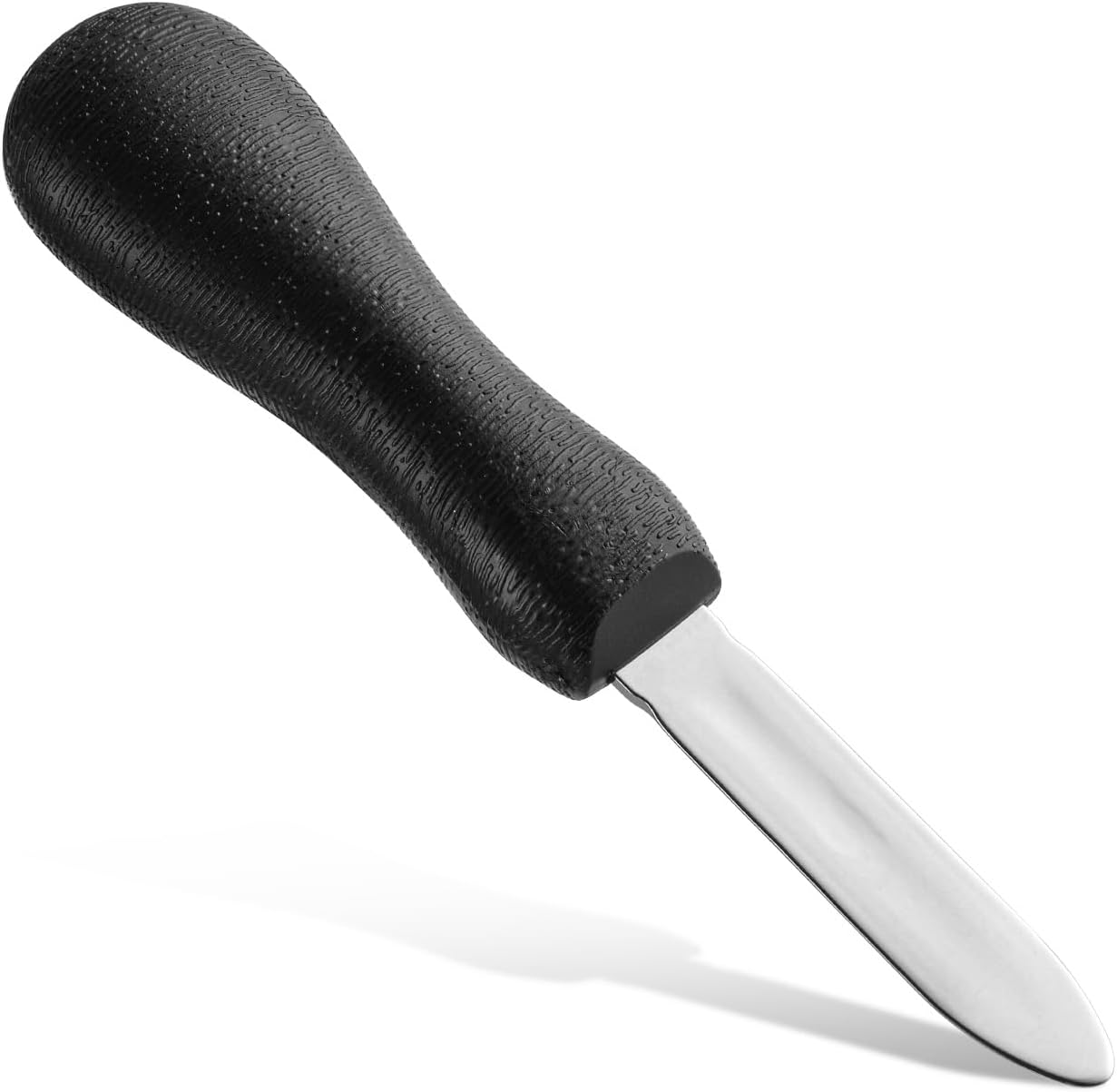 Cuchillo de shucking de ostras, 2.75 pulgadas, estilo New Haven, cuchillo de almeja con mango de polietileno antideslizante, abridor de mariscos,