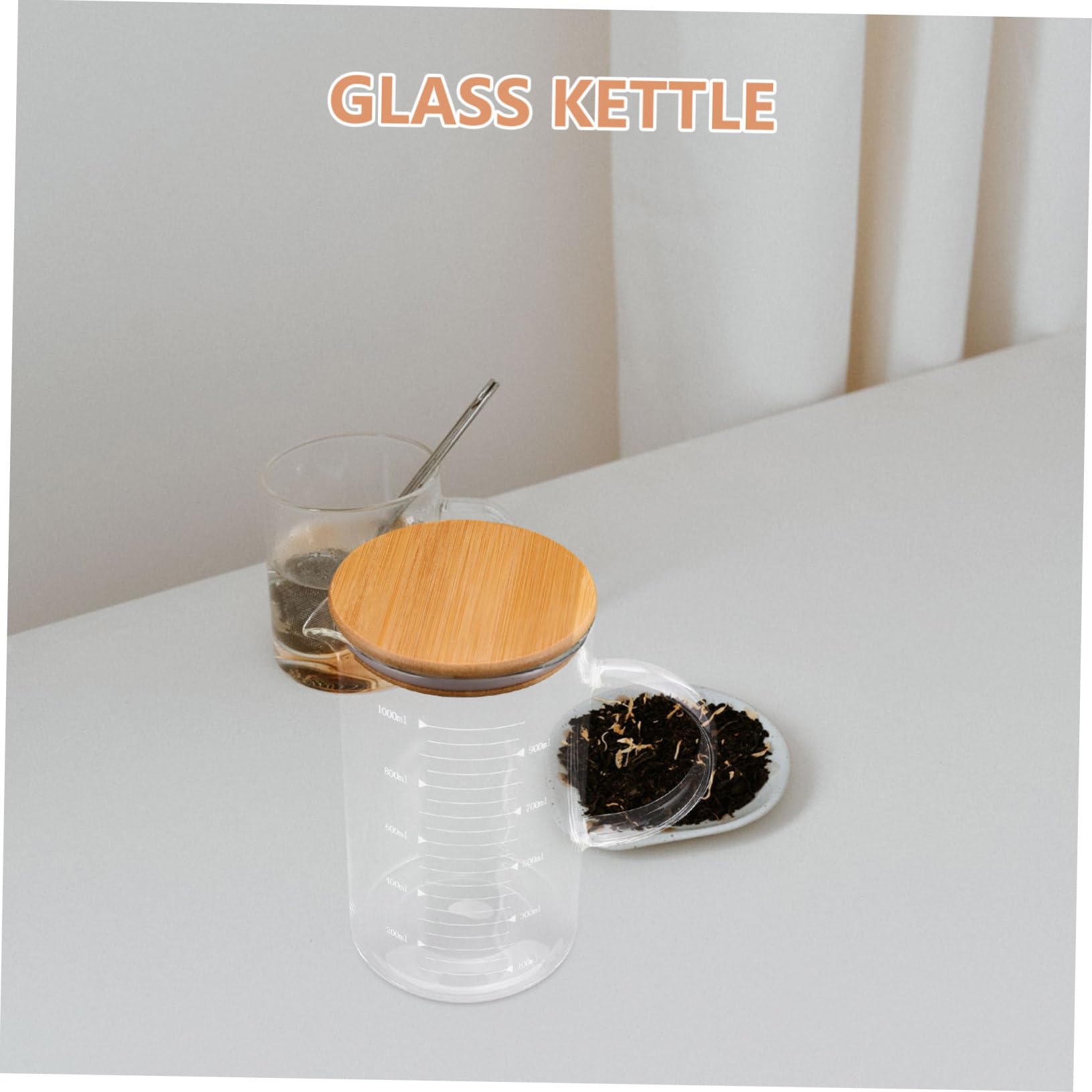 Bicchiere Graduato Con Manico e Coperchio Da Misurino Trasparente Per Latte Caffè e Altri Liquidi Jug Lidded Elegante Per Cucina e Frigorifero