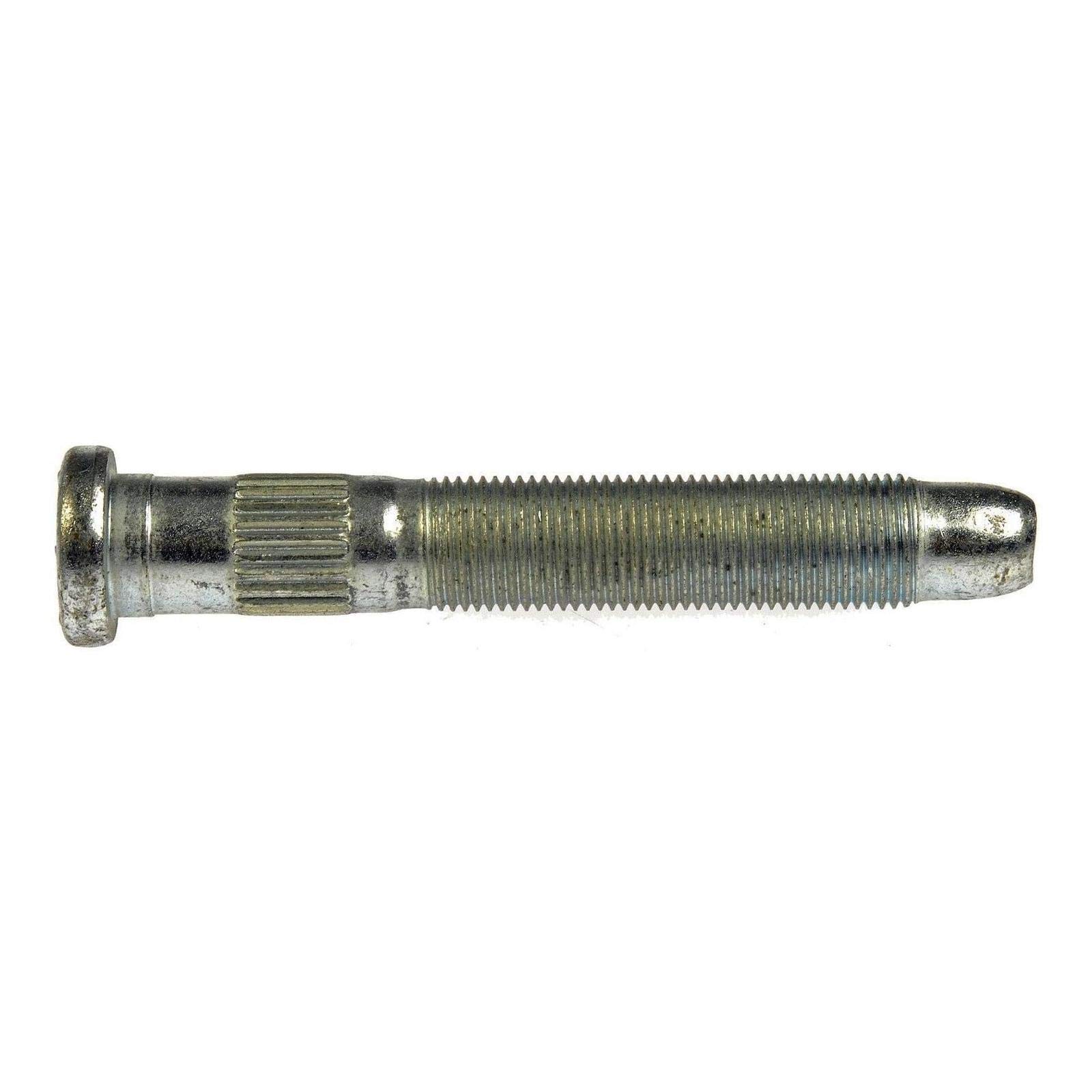 5/8-18 Serrated Wheel Stud - .642 In. Knurl, 4.10 In. Length - DORMAN 5/8"-18 Wheel Lug Stud for Chevrolet - Silver - Dorman (610-429.1) 5/8"-18 Thread and 4.1" Long Serrated Wheel Stud - Dorman Wheel Stud 610-429.1 - WHEEL STUD - 5/8-18 Serrated Wheel Stud - .642 In. Knurl, 4.10 In. Length - Wheel Bolt - Wheel Stud - These wheel lug studs are made of carbon steel and tested to demanding automotive industry standards to ensure strength, longevity and safety. - Chevrolet P30 1999-97, GMC P3500 1999-97