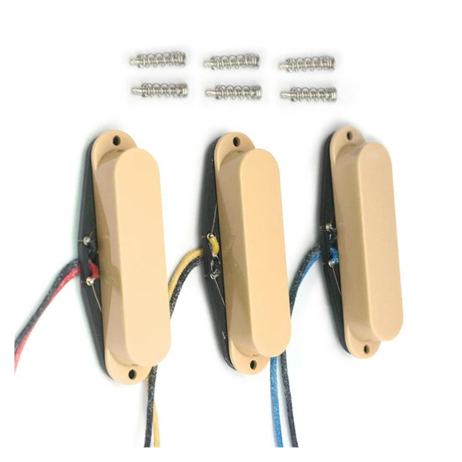 Professionelles Zubehör Alnico 5 Versiegelte E Gitarren Tonabnehmer Handgefertigt 5.4/5.6 K Mehrere Farben(Yellow 1 Set)