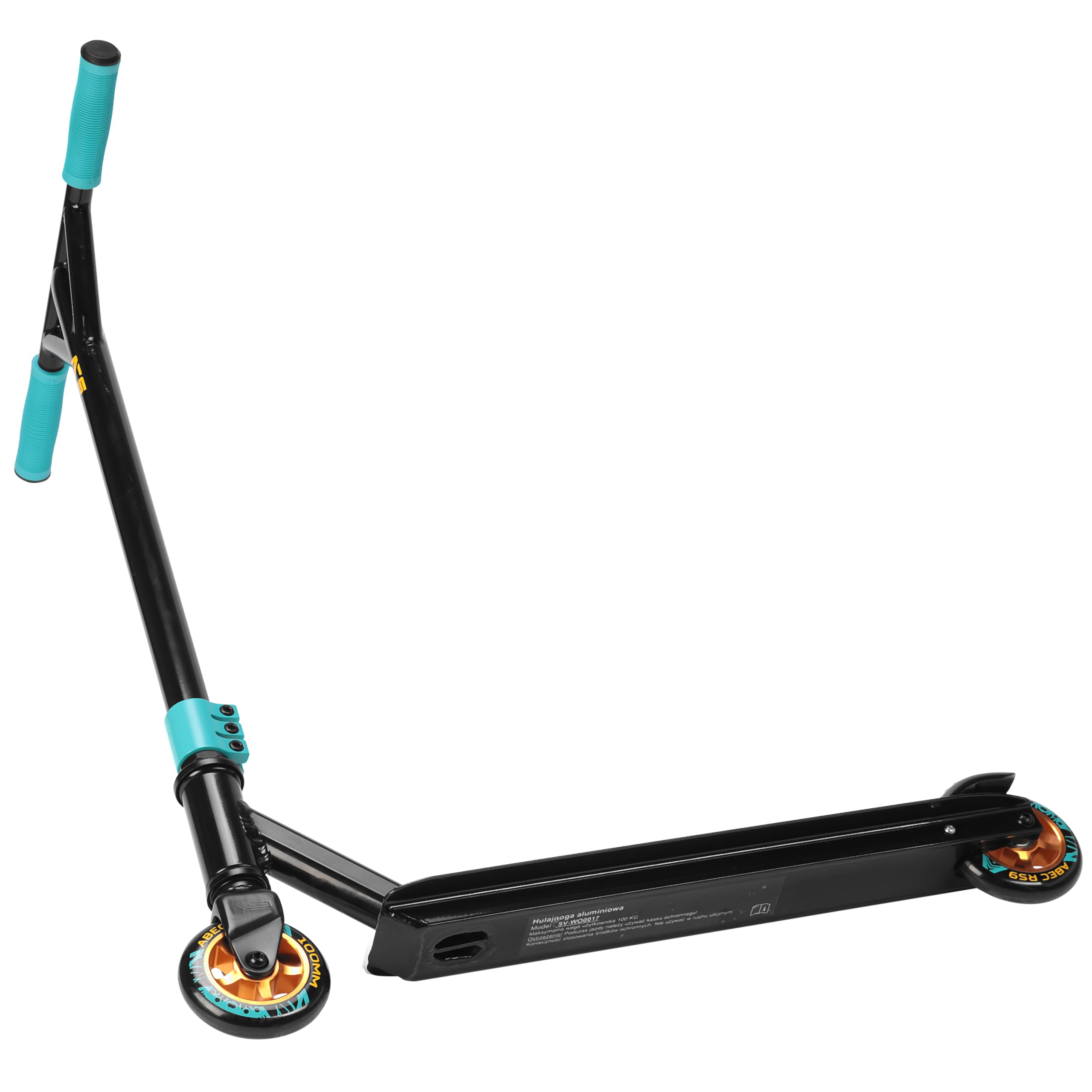 SportVida Monopattino Stunt, monopattino a pedale, con rotazione a 360°, per bambini, adulti, ruote in poliuretano