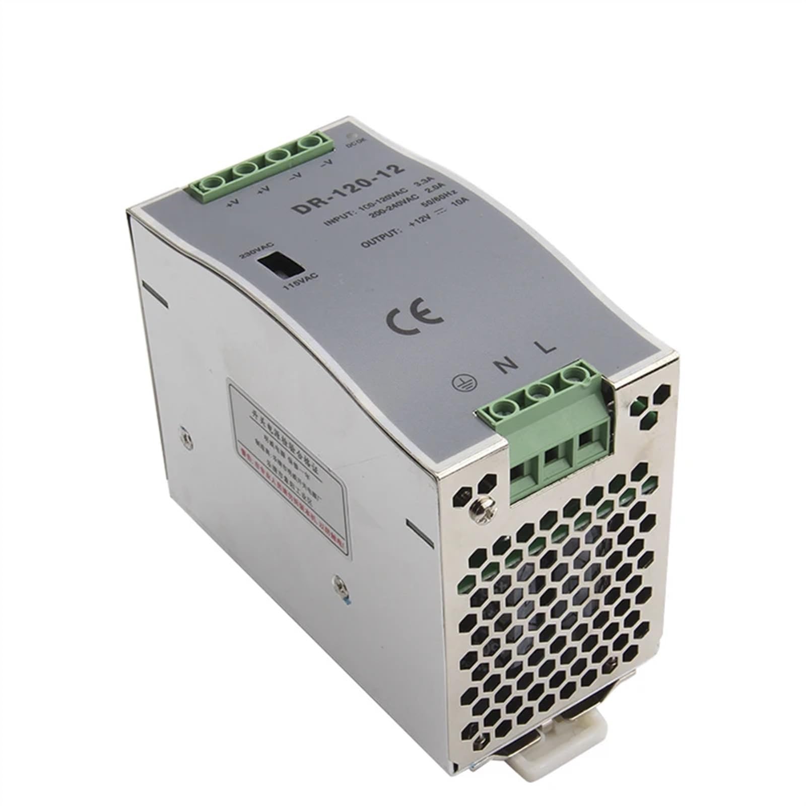 Alimentation sur Rail DIN DR-120 120 W 12 V 10 A, Alimentation à découpage CA 110 V/220 V vers CC 12 V, Alimentation en Watts(24V)