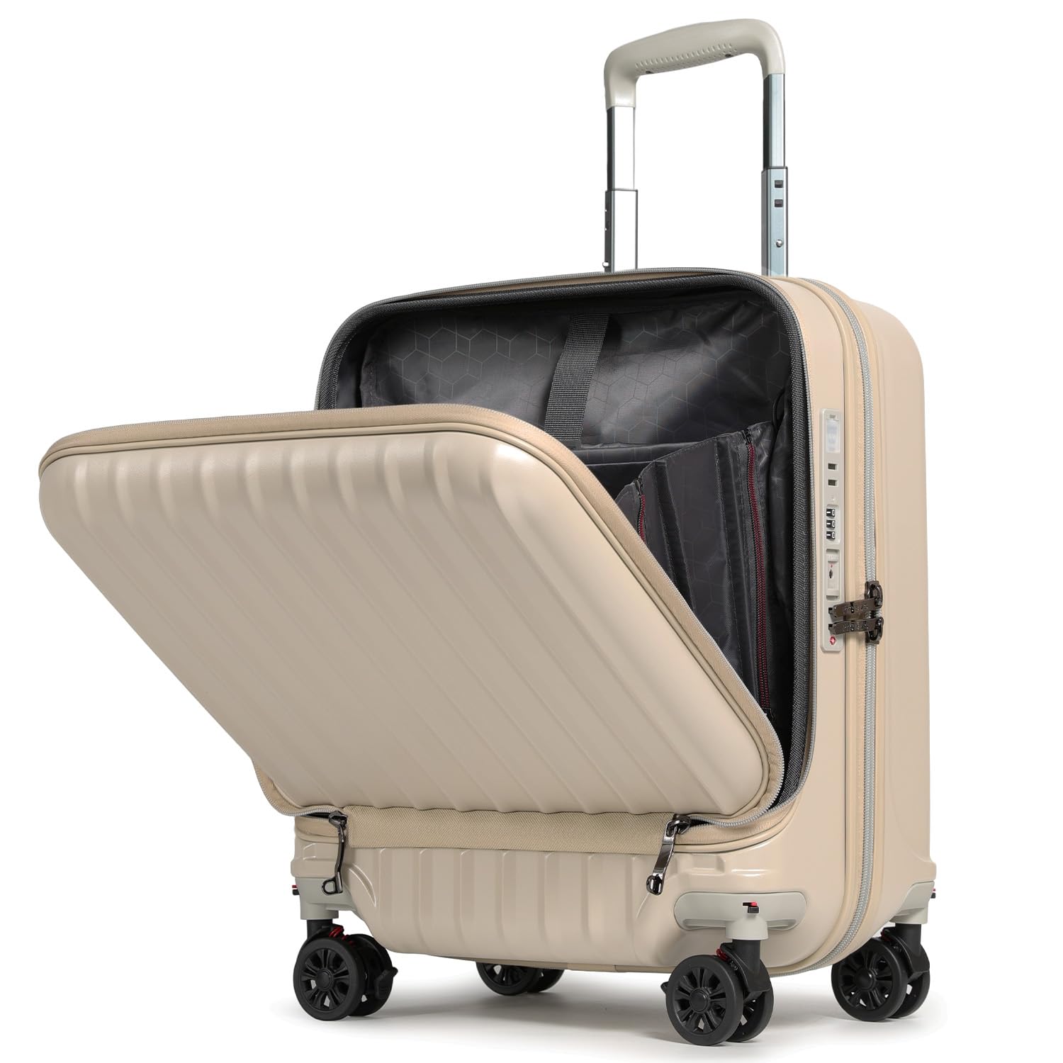 【新品】proevo フロントオープン　キャリーケース　40l 機内持ち込み PROEVO アウトレット スーツケース キャリーケース 機内持ち込み