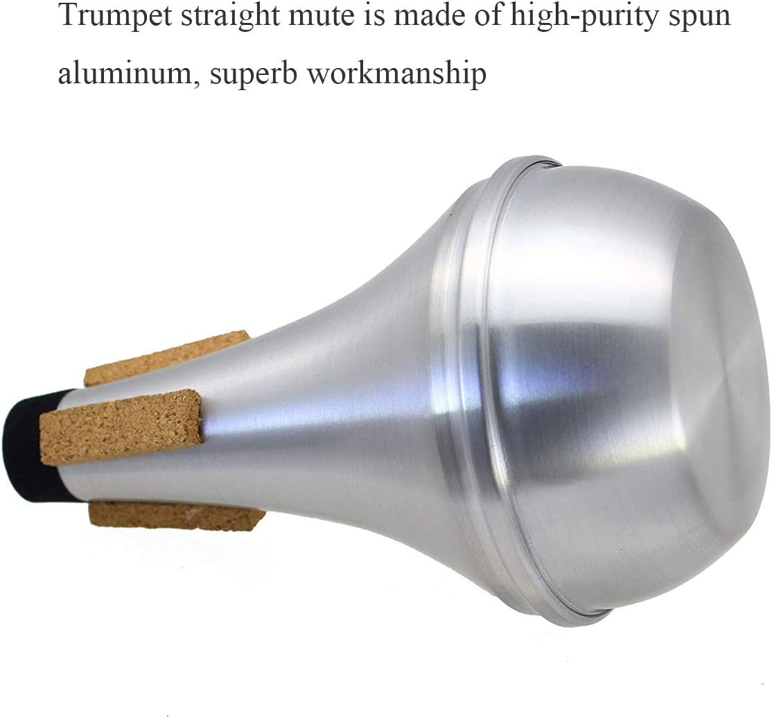 Trumpet Straight Mute,HoFire Lightweight Aluminum Practice Trumpet Mute Silencer : Musical Instruments