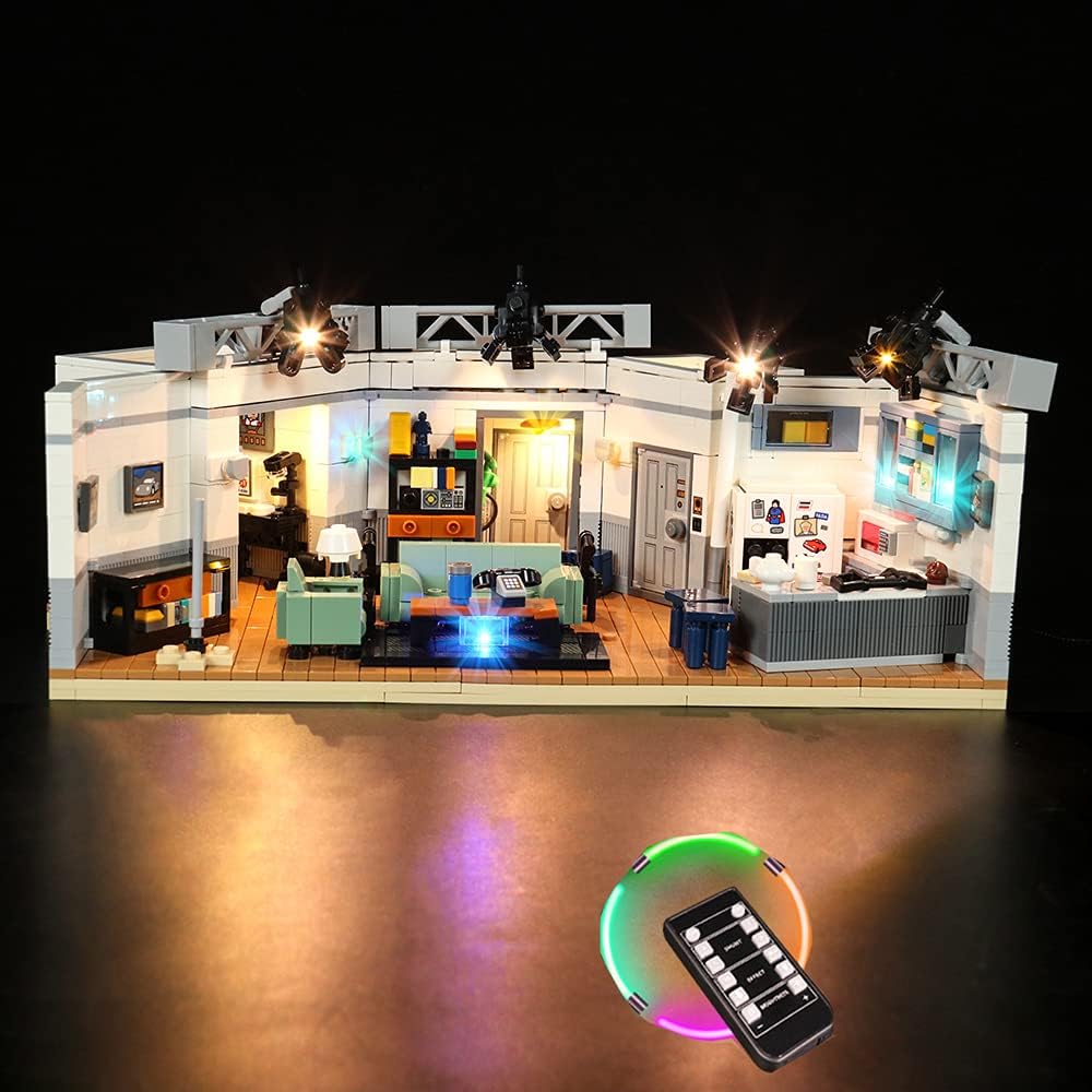 RC Led Light kit Compatible with Lego 21328,Decoration Lighting Kit for (Seinfeld) Building Blocks Model.(Only Led Light Kit) (RC Version)