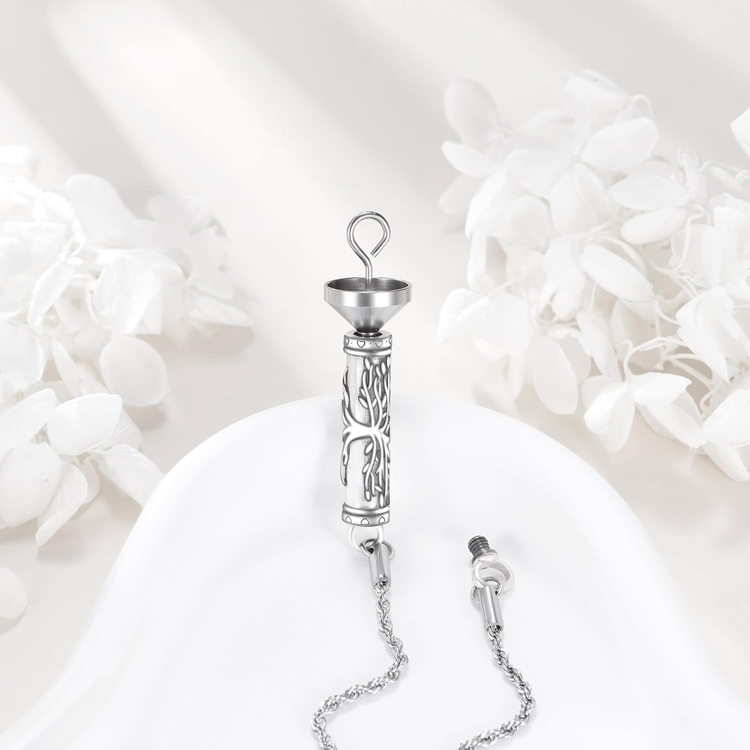 Urn Bracelet For Ashes 925 Sterling Silver Tree of Life Cremation Keepsake Bracelet Cremation Jewelry Gifts for Women Men - Image 2