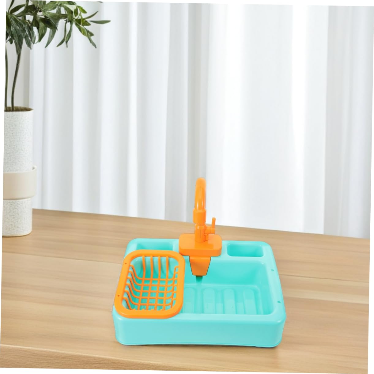 Toyvian 2piezas Bañera para Pájaros Contenedor para Periquitos y Aves Juguete De Cocina con Circulación Automática De Agua Accesorios Cuidado De
