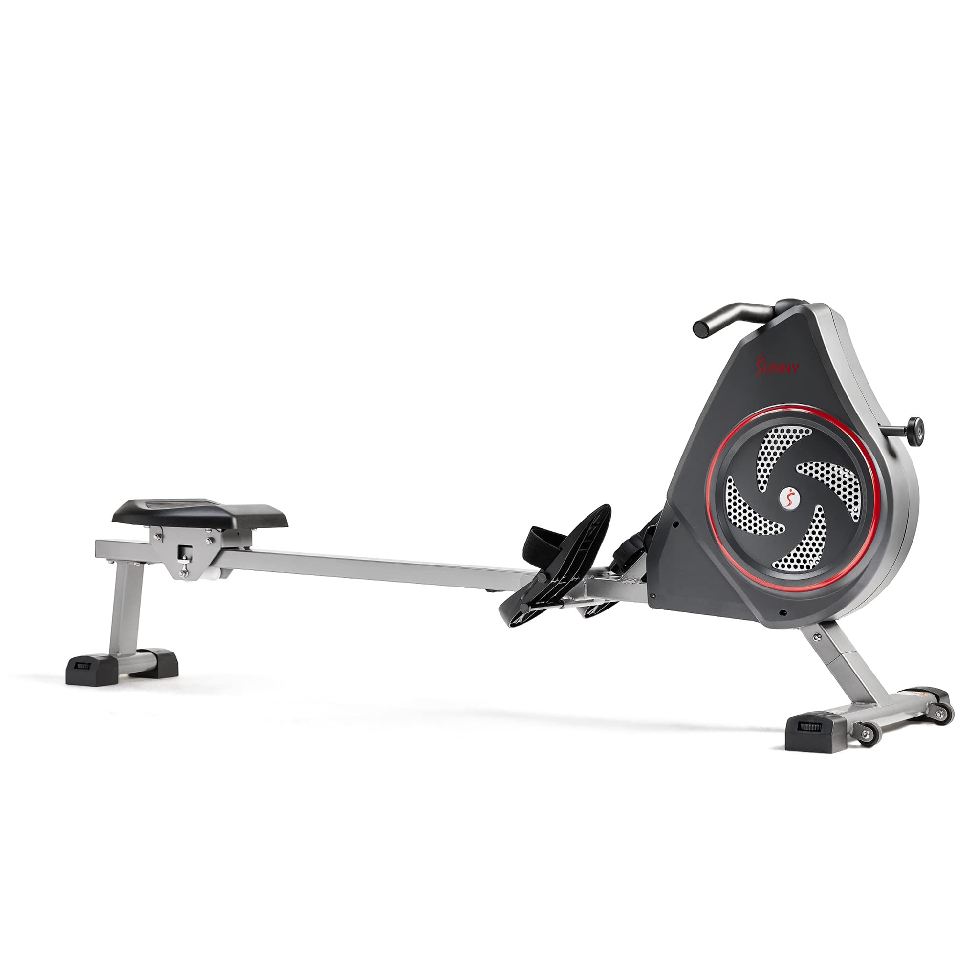 Sunny Health And Fitness Air Magnetic Rowing Machine With