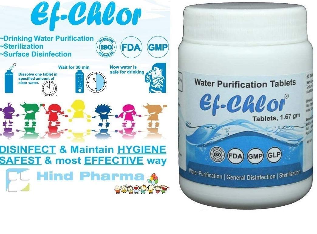 Buy EfChlor 1.67gm Water Purification Tablets for Overhead